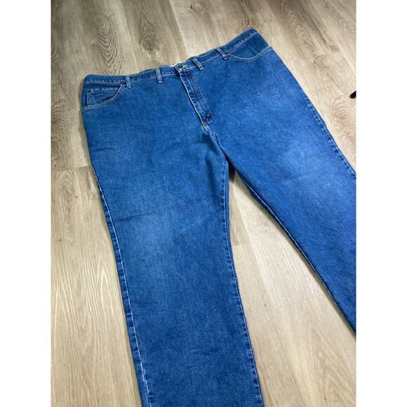 Lee Men's Straight Reg Fit Denim Jeans Blue Size 52 x 29 High Rise - Picture 6 of 10